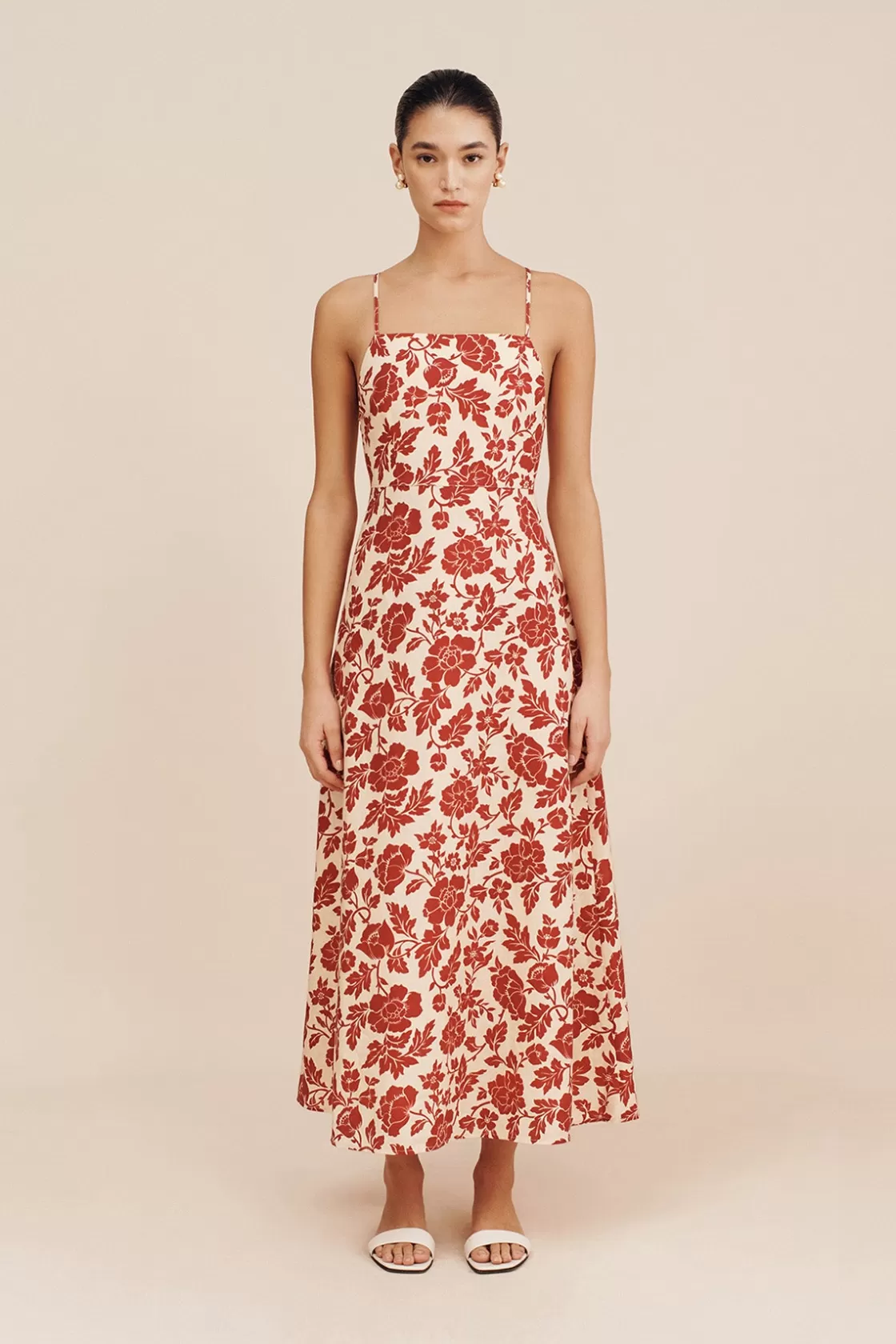 POSSE LORI DRESS - SCARLET BLOOM