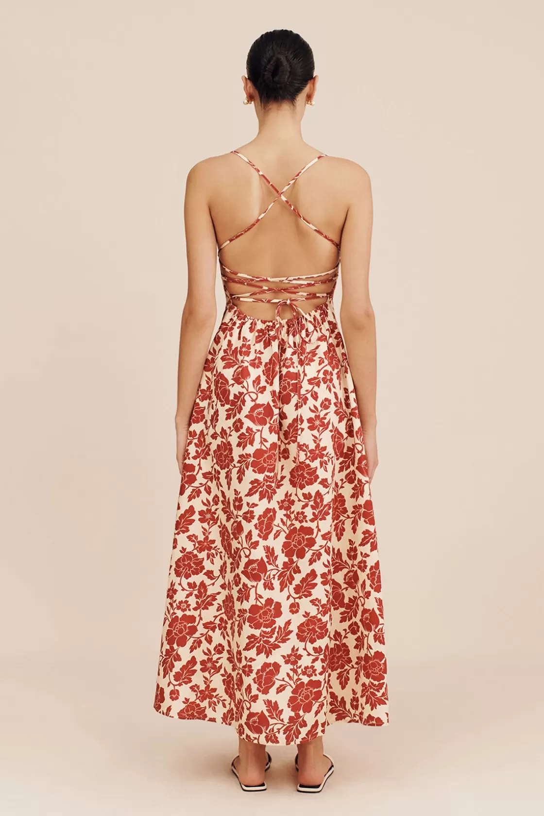 POSSE LORI DRESS - SCARLET BLOOM
