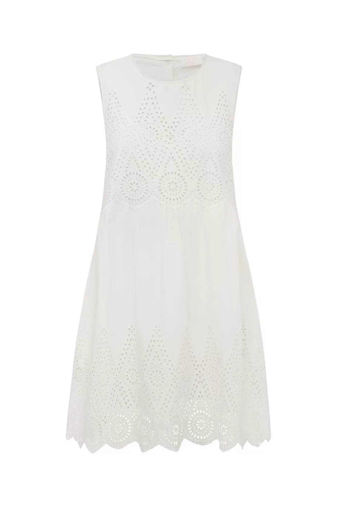 POSSE LOUISA MINI DRESS - VINTAGE WHITE